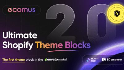 Ecomus 3.0 – Ultimate Shopify OS 3.0 (Theme Block)
