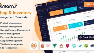 DreamsPOS 2.0.6 – POS & Inventory Management Admin Dashboard Template