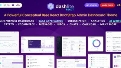 DashLite 1.8.0 – React Admin Dashboard Template