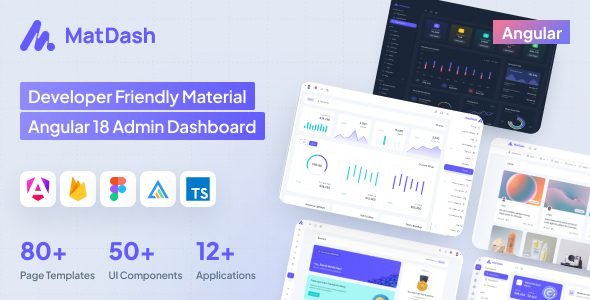 MatDash 2.0.0 + Bootstrap – Material Angular Admin Template