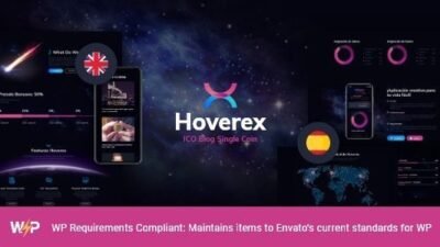 Hoverex 1.5.11 – Cryptocurrency, NFT & ICO WordPress Theme