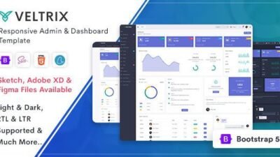 Veltrix 5.0.0 – Admin & Dashboard Template