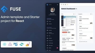 Fuse 8.3.8 – React 18+ Admin Template