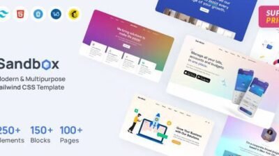 Sandbox 2.0.0 – Tailwind CSS Modern & Multipurpose Template