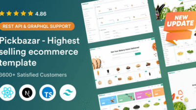 PickBazar 11.10.01 – React Ecommerce Template with React Hooks, Next JS, GraphQL & REST API