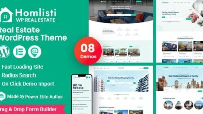 Homlisti 3.1.5 – Real Estate WordPress Theme + RTL