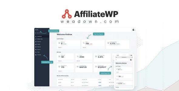 AffiliateWP 2.27.9 + Addons – Affiliate Marketing WordPress Plugin