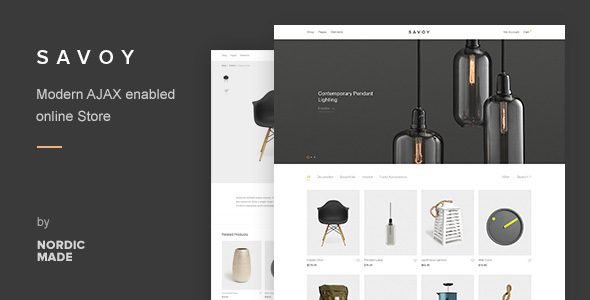 Savoy 3.0.6 – Minimalist AJAX WooCommerce Theme
