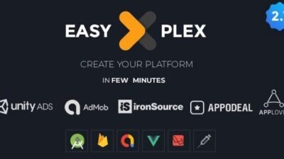 EasyPlex 2.1 – Movies – Live Streaming – TV Series, Anime