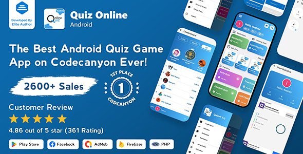 Quiz Online 7.1.3 – Trivia Quiz | Quiz Game | Web Quiz + Admin Panel