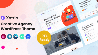 Xotric 1.4 – Creative Agency WordPress Theme + RTL