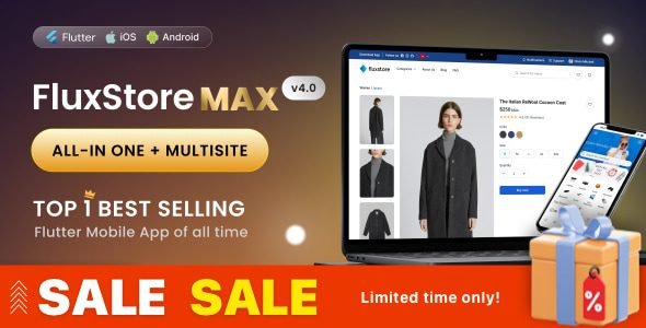 FluxStore MAX 5.3 – The All-in-One and Multisite E-Commerce Flutter App for Businesses of All Sizes