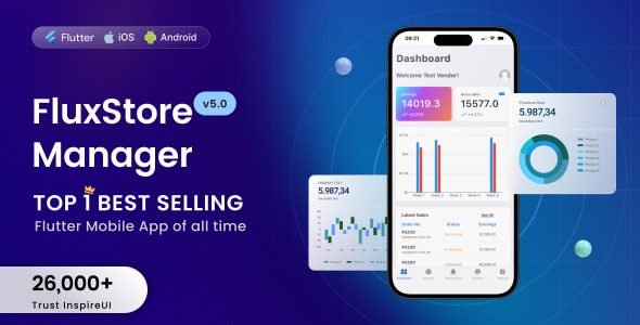 FluxStore Manager 5.2 – Vendor and Admin Flutter App for Woocommerce