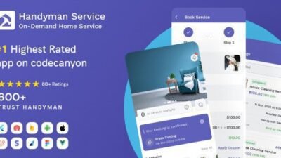 Handyman Service 11.5.3 – On-Demand Home Service Flutter App with Complete Solution + ChatGPT