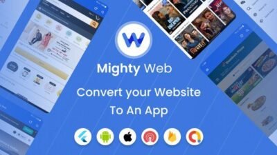 MightyWeb Webview 21.0 – Web to App Convertor (Flutter + Admin Panel)
