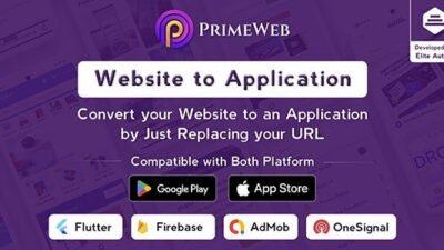 Prime Web 1.0.10 – Convert Website to Flutter App | Web View App | Web to App