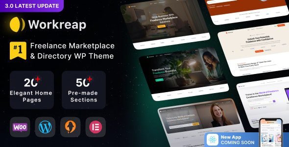 Workreap 3.3.3 – Freelance Marketplace WordPress Theme