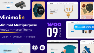 Minimalin 1.0 – Minimal Multipurpose WooCommerce WordPress Theme