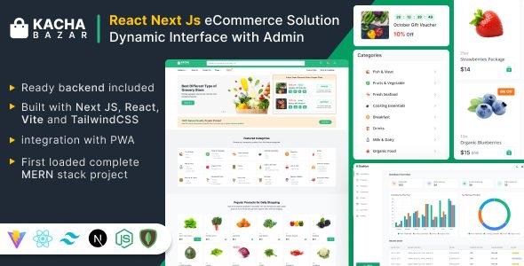 KachaBazar 1.8.0 – React Next Js eCommerce Solution