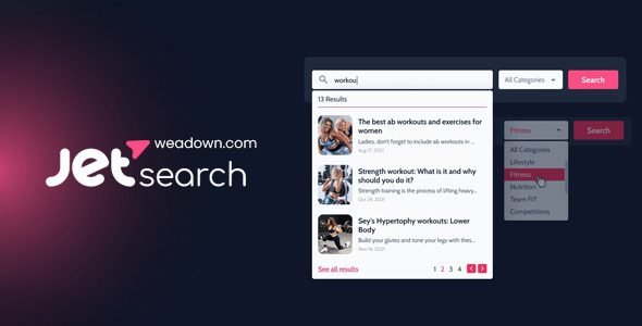 JetSearch 3.5.10 – WordPress Search Plugin for Elementor, Gutenberg, and Bricks