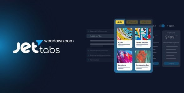 JetTabs 2.2.9 – Tabs, Toggles and Accordion blocks for Elementor