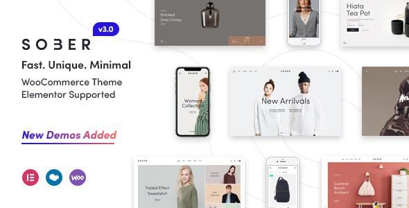 Sober 3.5.7 – WooCommerce WordPress Theme