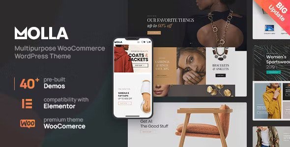 Molla 1.5.13 – Multi-Purpose WooCommerce Theme