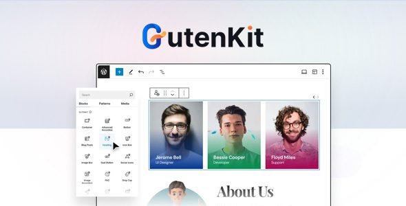 GutenKit Blocks Pro 2.3.0 – Ultimate Visual Page Builder for Gutenberg Blocks