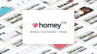 Homey 2.4.6 – Booking and Rentals WordPress Theme