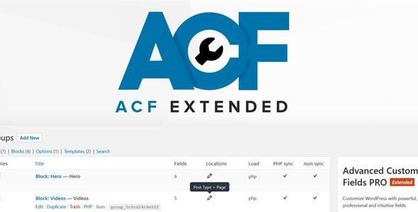 ACF Extended Pro 0.9.1 – Enhancement Suite for WordPress & Advanced Custom Fields