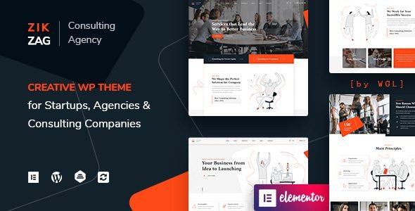 ZikZag 1.4.8 – Consulting & Agency WordPress Theme