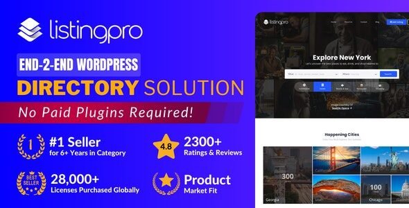 ListingPro 2.9.8 – WordPress Directory & Listing Theme