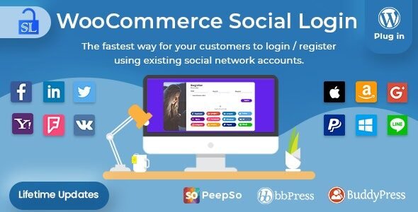 Social Login 2.8.3 – WordPress / WooCommerce Plugin