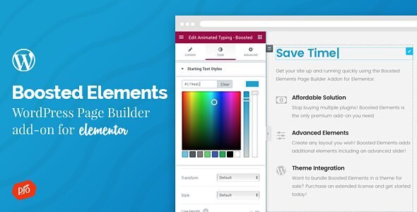 Boosted Elements 6.3 – WordPress Page Builder Add-on for Elementor