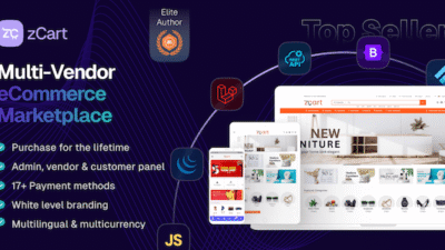 zCart 2.18.0 – Multi-Vendor eCommerce Marketplace