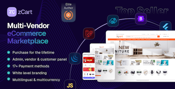 zCart 2.18.0 – Multi-Vendor eCommerce Marketplace