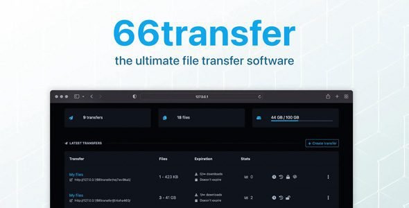 66transfer 26.0.0 Extended – Easy File Transfer Tool