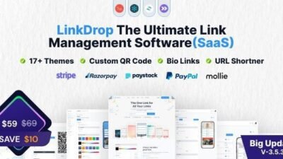 Linkdrop 4.0.0 – SaaS Link Management Tool
