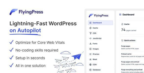 FlyingPress 5.0.2 – Lightning-Fast WordPress on Autopilot