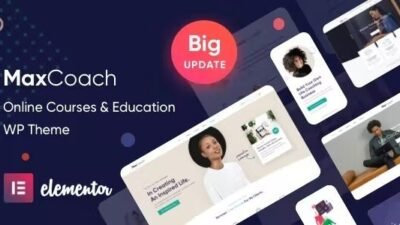 MaxCoach 3.2.1 – Online Courses, Personal Coaching & Education WP Theme