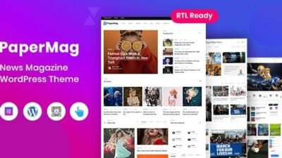 PaperMag 1.0.5 – News Magazine WordPress Theme