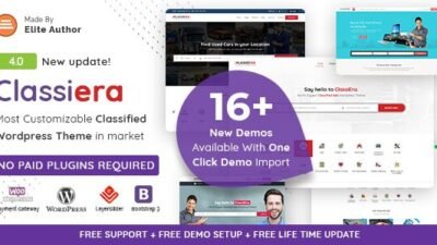 Classiera 4.0.34 – Classified Ads WordPress Theme