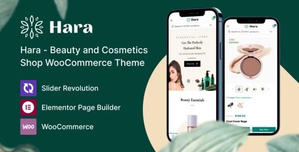 Hara 1.2.11 – Beauty and Cosmetics Shop WooCommerce Theme