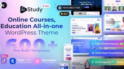 HiStudy 3.0.7 – Education WordPress Theme