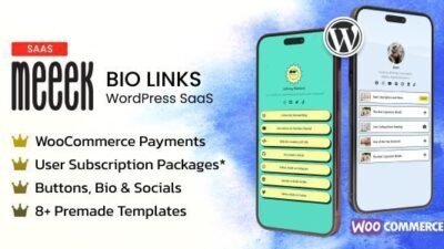 Meeek 3.1 – Link in Bio SaaS (WordPress)