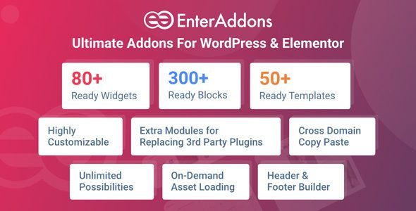 Enter Addons Pro 1.0.3 – Elementor Addons For WordPress