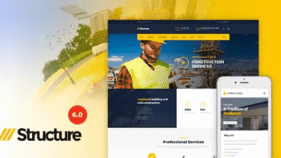 Structure 7.4.0 – Construction Industrial Factory WordPress Theme