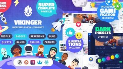 Vikinger 1.9.33 – BuddyPress and GamiPress Social Community