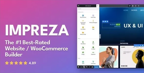 Impreza 8.36.1 – WordPress Website and WooCommerce Builder