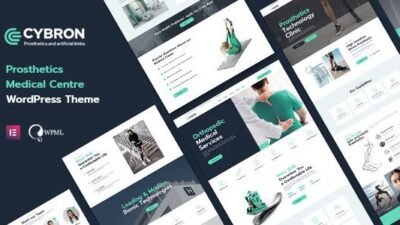 Cybron 1.0.2 – Prosthetics Medical Center WordPress Theme